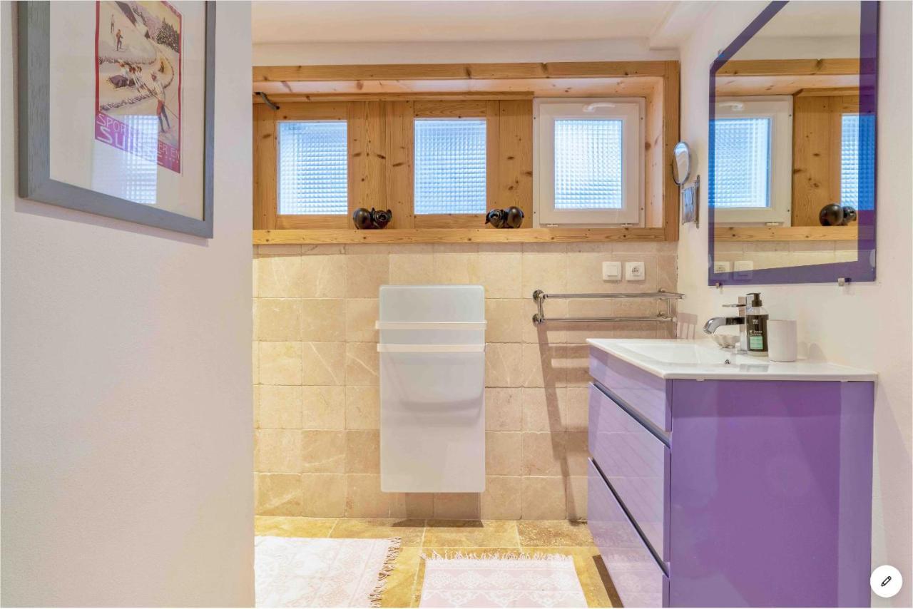 Chalet Mirador chambre avec entrée et salle de bain indépendante Saint-Gervais-les-Bains Exterior foto