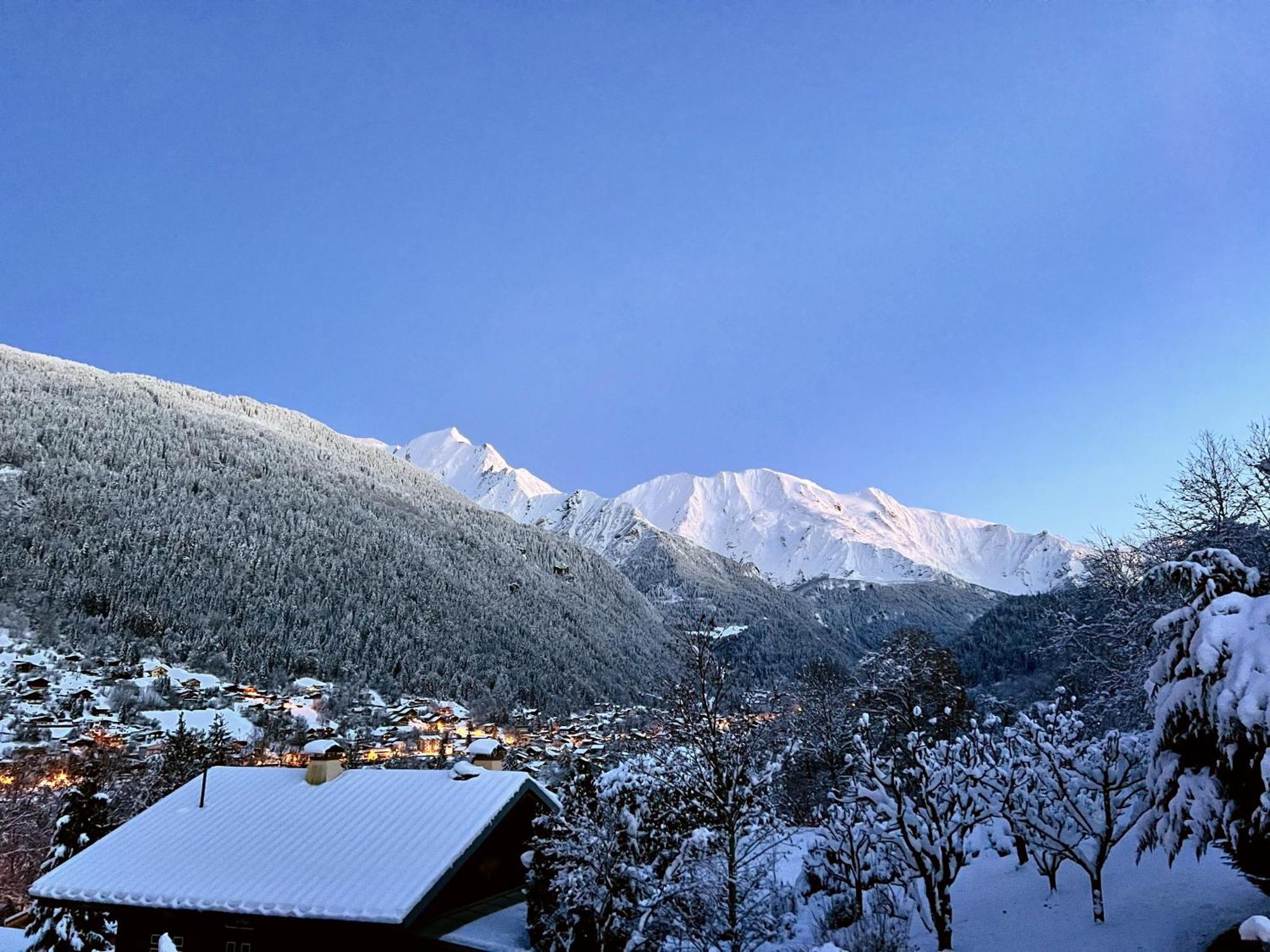 Chalet Mirador chambre avec entrée et salle de bain indépendante Saint-Gervais-les-Bains Exterior foto